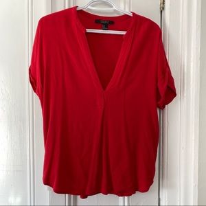 ⭐️ 2 for $15 ⭐️  Cute Red Forever 21 Top - M
